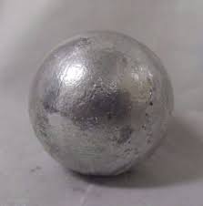 Vendo bolas de zinco puro e zinco meia esferas